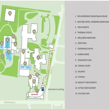 Apartmán Carbona Royal 1.11 Hévíz